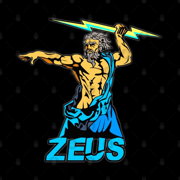 Zeus Greek god by Catfactory