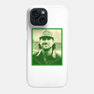 Riley Green - Art Drawing - green vintage Phone Case