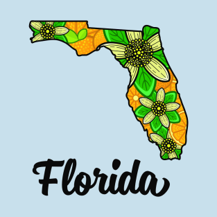 Florida State Flower Orange Blossoms T-Shirt