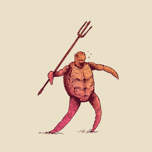 Trident Turtle by Jose Pablo