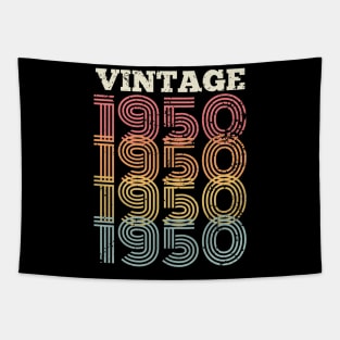 70th Birthday Gift 70 years Vintage 1950 Men Women Tapestry