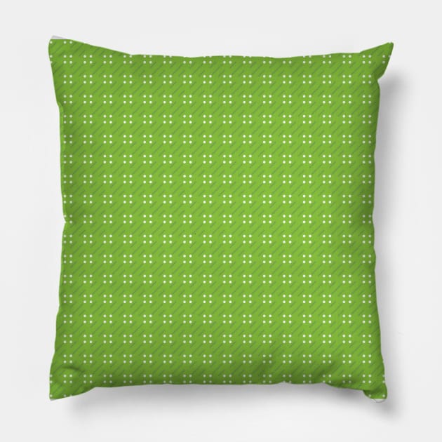 Green Seamless Pattern Pillow by ANVC Abstract Patterns