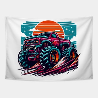 Monster truck Tapestry