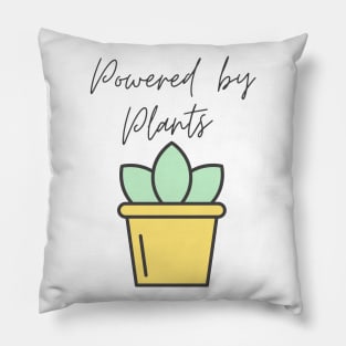 powered by plants Pillow