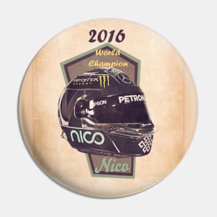 2016 Nico Rosberg Pin