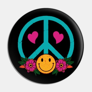 love peace and smile Pin