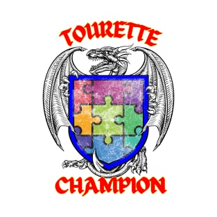 Tourette Champion Dragon Shield T-Shirt