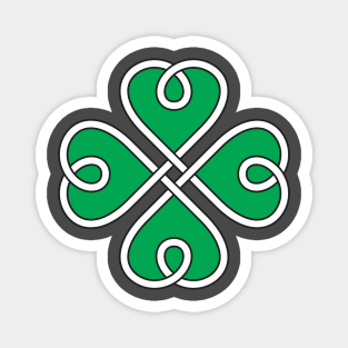 Celtic Knot 4 Leaf Clover #1 Magnet