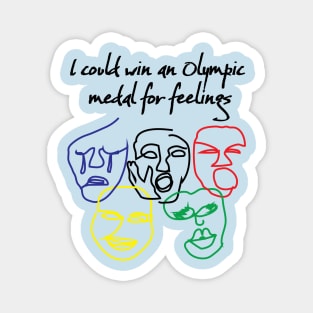 Olympic feelings Magnet