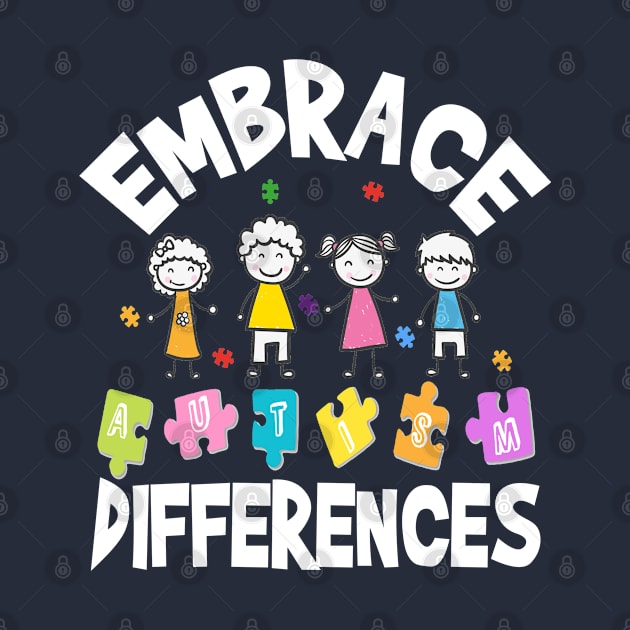 Embrace Differences Autism Awareness by pho702