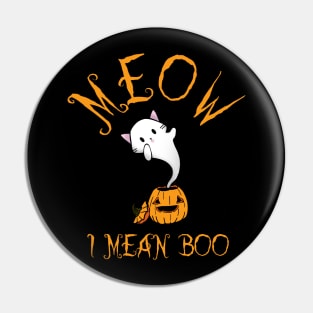 meow, i mean boo for cat lover Pin