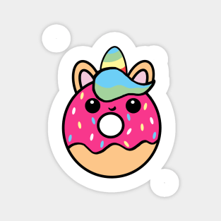 Unicorn Donut Magnet