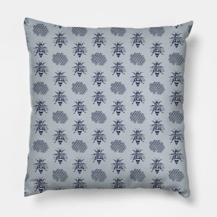 Honey Bees All Over Trendy Interior Pillow