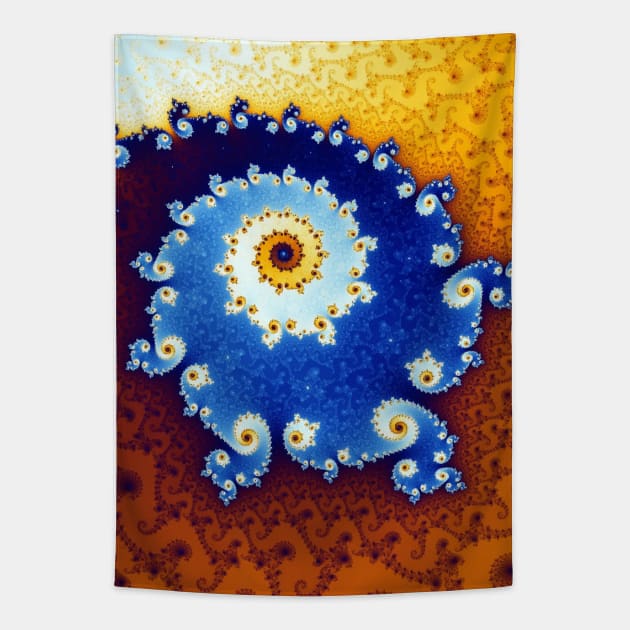 Fractal- Mandelbrot Set Tapestry by candhdesigns