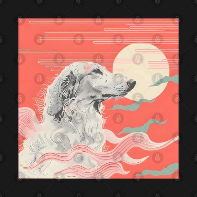 Borzoi in 80's by NatashaCuteShop