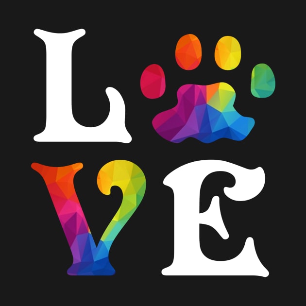 Dog Love LGBT, Gay, Lesbian Pride by vicentadarrick16372