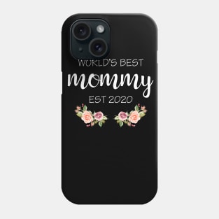 World's Best Mommy Est 2020 Pregnancy Announcement Phone Case