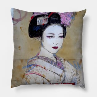 Kyoto Maiko Pillow