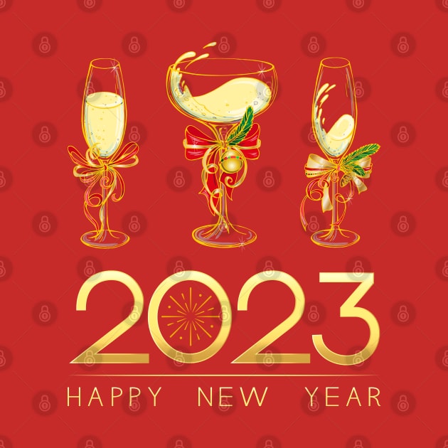 2023 New Years Eve Party Supplies Happy New Year Family Kids by Gendon Design