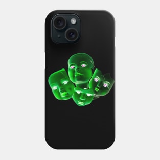 Freaky Halloween Broken Doll Zombie Faces Phone Case