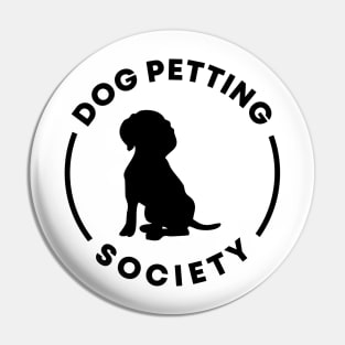 Dog Petting Society Pin