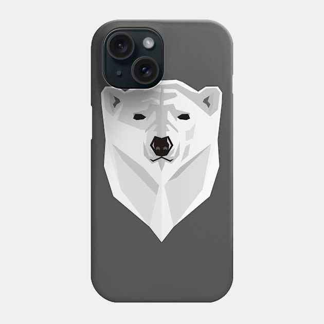 White Polar Bears, Wild Bears Phone Case by Cds Design Store