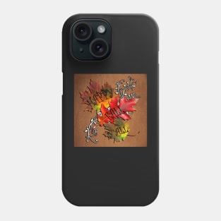 Fall Quote, Happy Fall Y'all! Beautiful Autumn Colors in this design: Home Decor & Gifts Phone Case