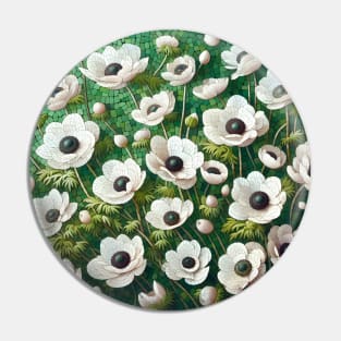 Anemone Flowers Pin