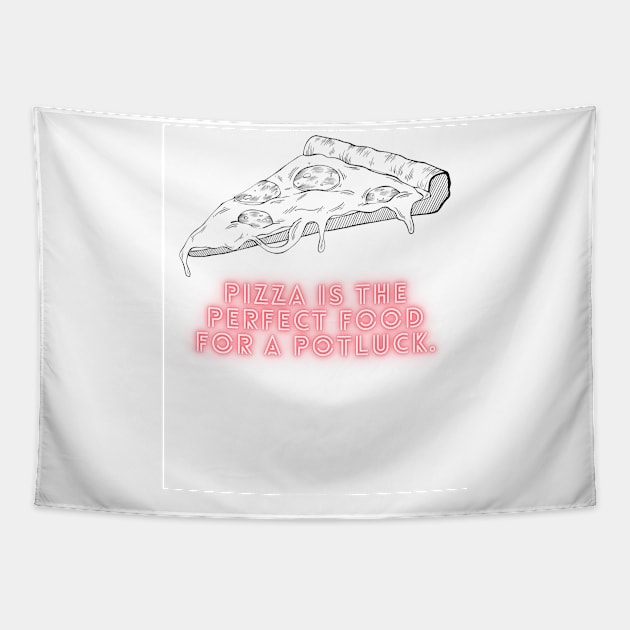 Pizza Love: Inspiring Quotes and Images to Indulge Your Passion 8 Tapestry by Painthat