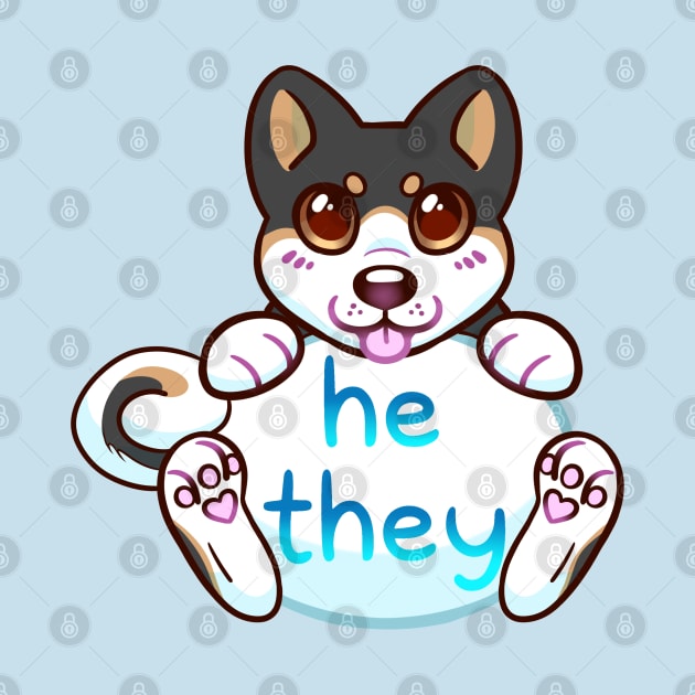Doggy Pronouns - He/They by leashonlife