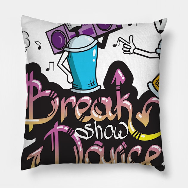 Break show dance Pillow by Raintreestrees7373