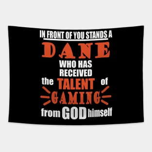 Gaming Dane Gamble Video Games E Sport Slogan Tapestry