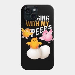 Hanging with My Peep: Funny Easter Gift Idea Phone Case