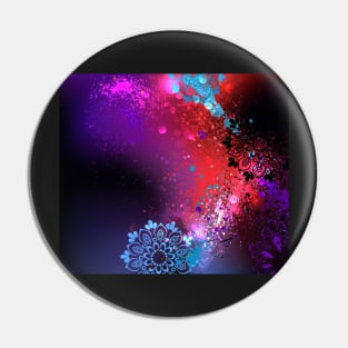 Purple Background Holi ( Abstract ) Pin