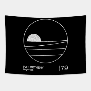 Pat Metheny / Minimalist Graphic Artwork Fan Design Tapestry