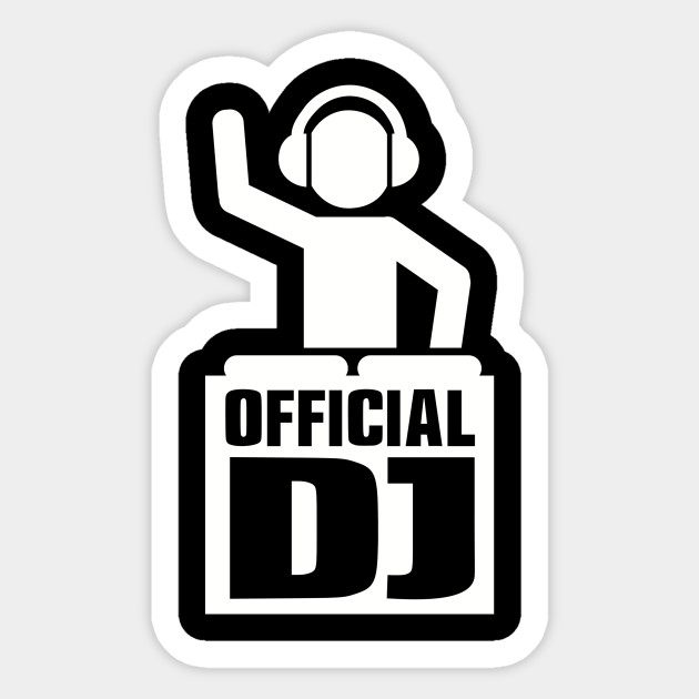 Official Dj Official Dj Sticker Teepublic