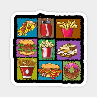 A delicious Fast Food moment! Magnet