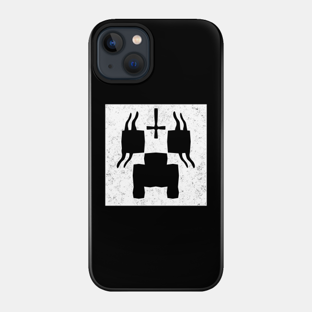 Creeper Black Metal - Minecraft - Phone Case