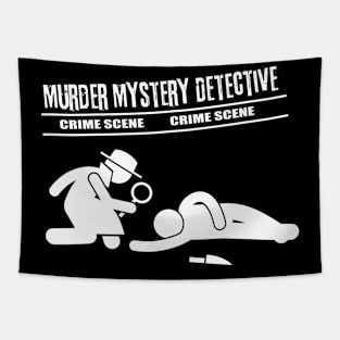 Murder Mystery Detective Tapestry