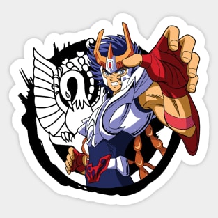 saint seiya omega Fanart characters Sticker for Sale by Jamescarterio