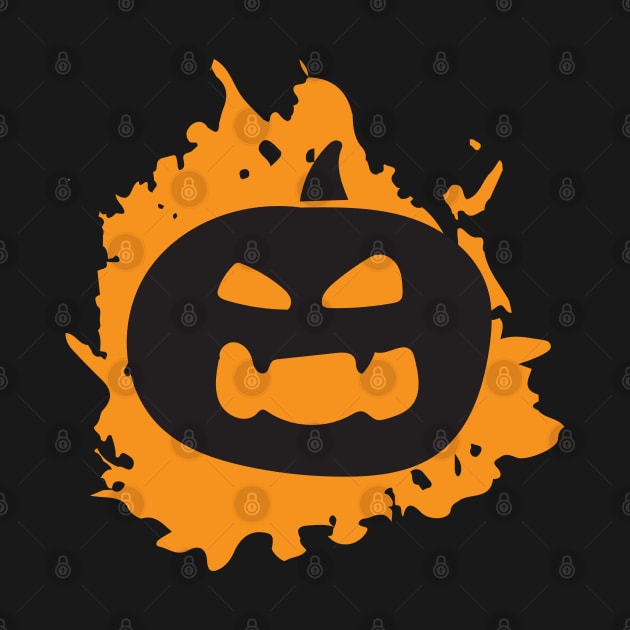 Evil Angry Pumpkin by MonkeyBusiness