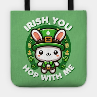 St. Patricks Day Puns Irish Bunny Funny Tote