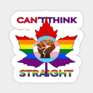 Can't Think Straight (Canadian) Magnet