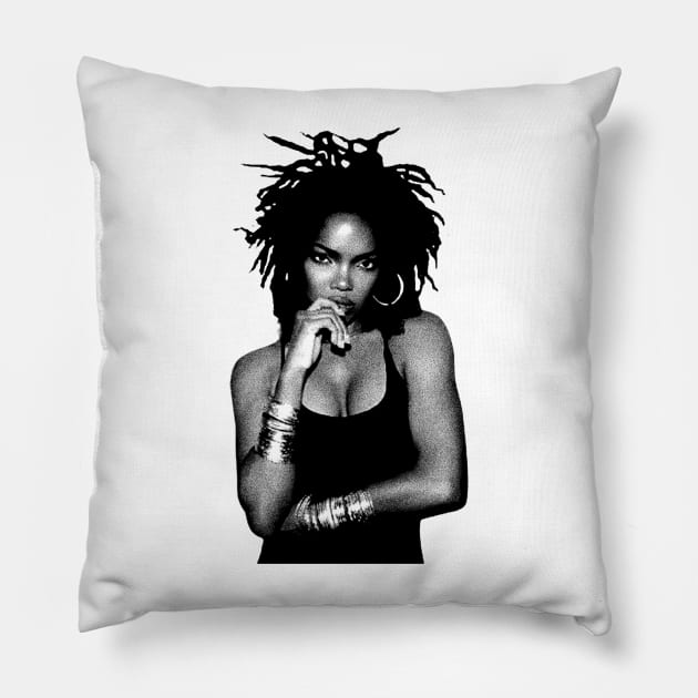 Lauryn Hill 80s 90s Vintage Pillow by Origin.dsg