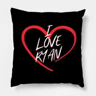 I Love Ryan Pillow