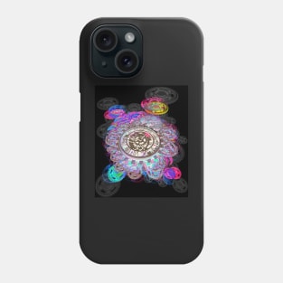 Clock face and cog wheels. Phone Case