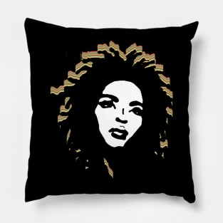 Retro Lauryn Hill Pillow