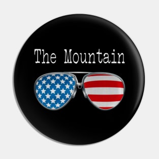 AMERICA PILOT GLASSES THE MOUNTAIN Pin