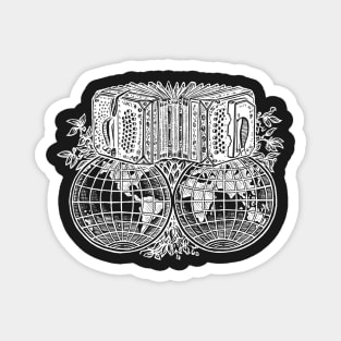 Bandoneon! (ELA Logo in White) Magnet