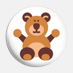 Cute and Funny Teddy Bear Lover Pin